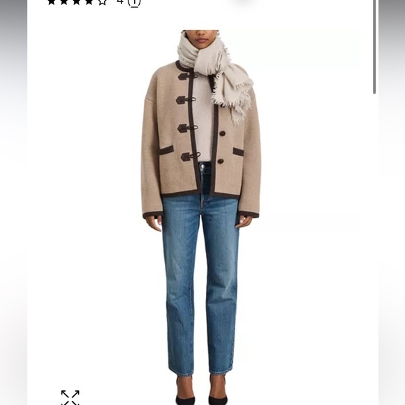 Alex Mill Aubrey Toggle Sweater Jacket NWT Large - Picture 1 of 8